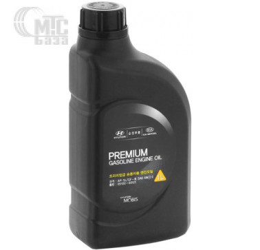 Моторное масло Hyundai Premium Gasoline 5W-20 1L