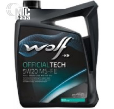 Моторное масло WOLF Officialtech 5W-20 MS-FE 4L