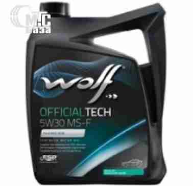 Масла Моторное масло WOLF Officialtech 5W-30 MS-F 4L
