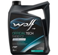 Масла Моторное масло WOLF Officialtech 5W-30 C2 5L Масла Моторное масло WOLF Officialtech 5W-30 C2 5L